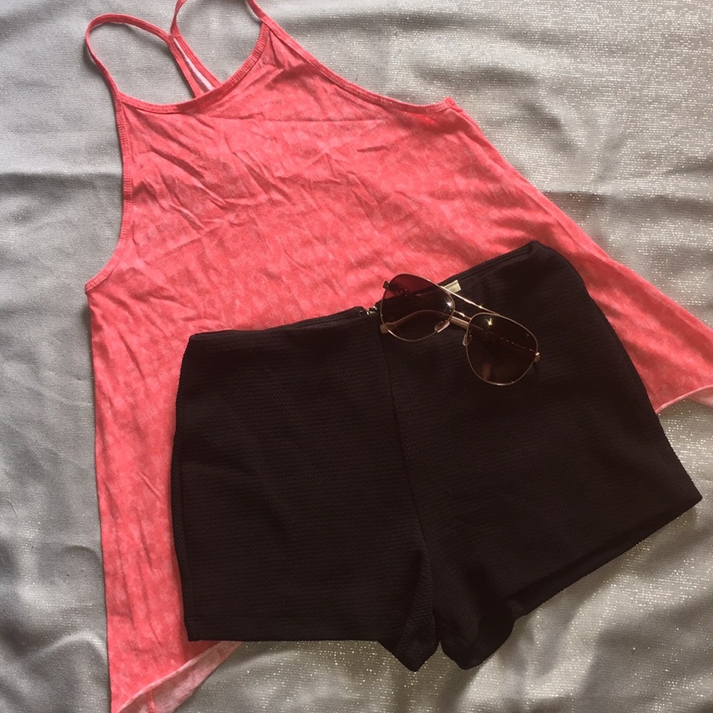 One Clothing Girls Black Dress Shorts